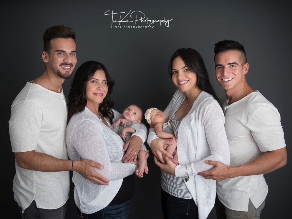 Inédita familia en Florida con 2 papás y 2 mamás