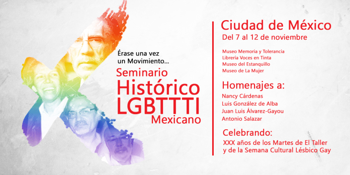 Realizan Seminario Histórico LGBTTTI en #CDMX
