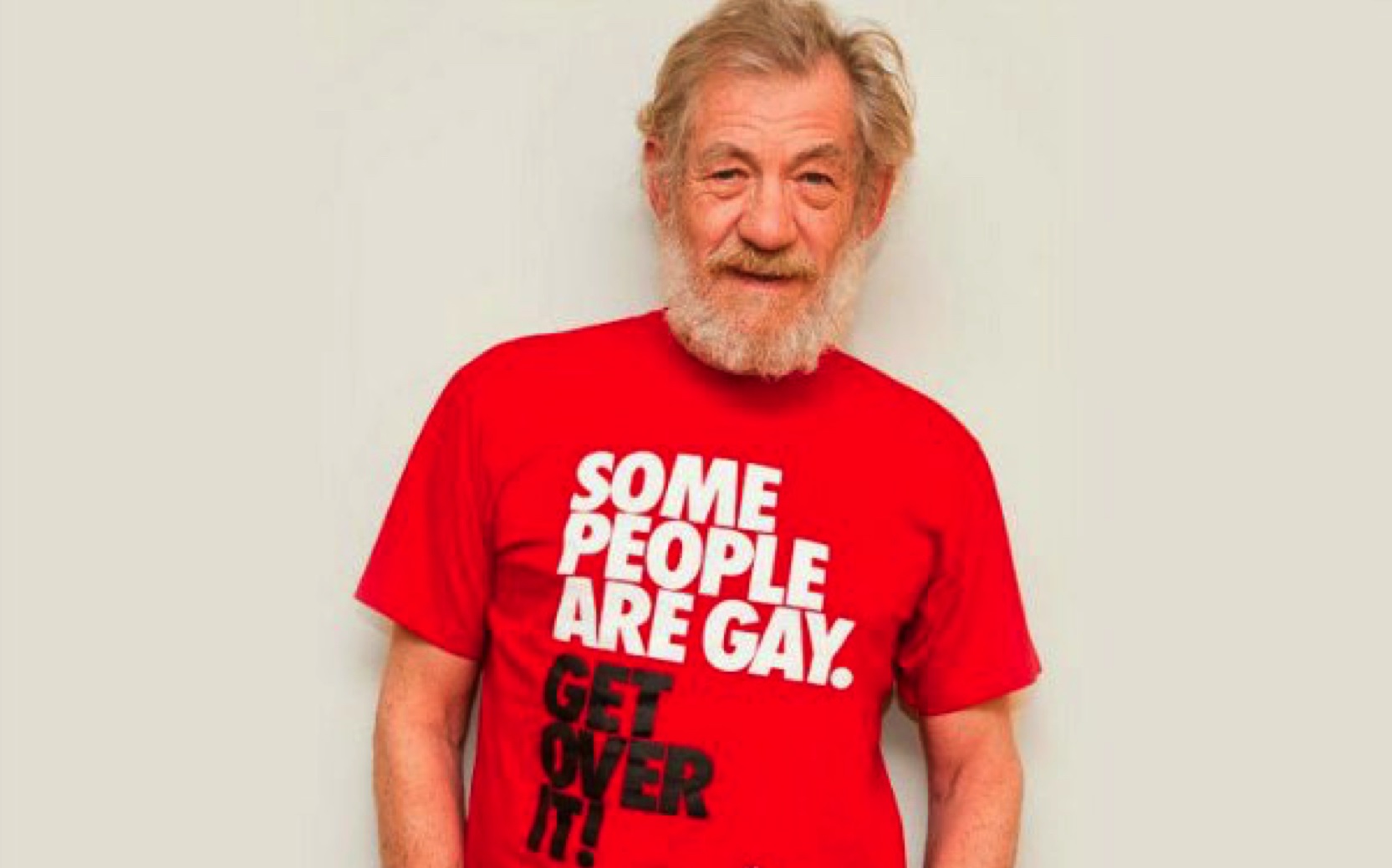 Ian McKellen orgulloso de sus 30 años declarado abiertamente homosexual