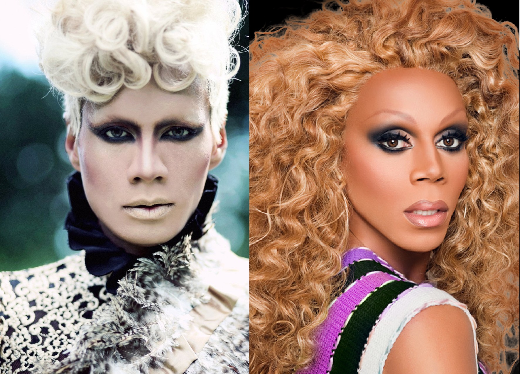 RuPaul y Raja se pintan de amarillo