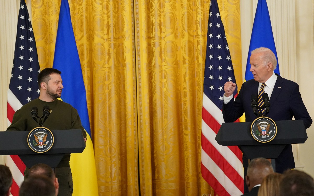 Así fue la visita del presidente de Ucrania a la Casa Blanca