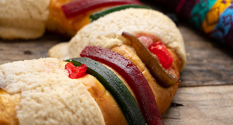 Arándano, jamón y queso: la nueva rosca de reyes